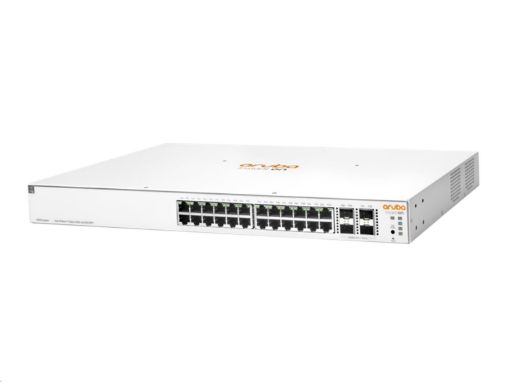 Obrázek HPE Networking Instant On Switch 24p Gigabit CL4 PoE 4p SFP+ 370W 1930 (JL684B)