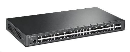 Obrázek TP-Link OMADA JetStream switch SG3452 (48xGbE, 4xSFP, 2xConsole, fanless)