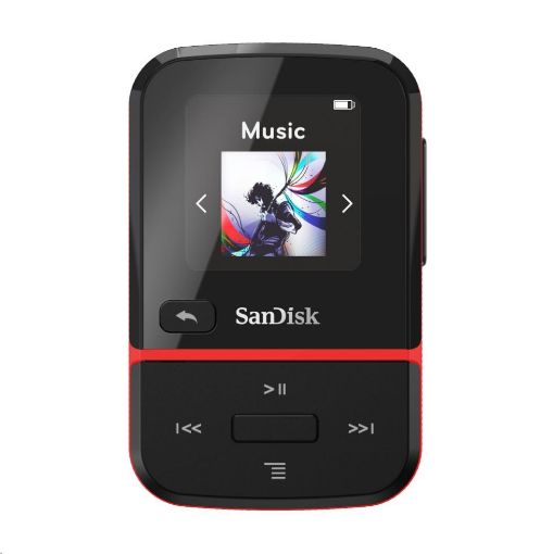 Obrázek SanDisk Clip Sport Go MP3 Player 16 GB, Red