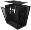 Obrázek NZXT skříň H9 Flow dvoukomorová ATX / 4x120mm fan / až 10xfan / perforovaný top / proskl. bočnice, front / černá