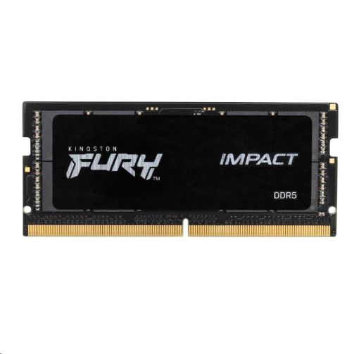 Obrázek KINGSTON SODIMM DDR5 16GB 5600MT/s CL40 FURY Impact PnP