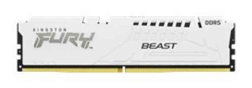 Obrázek KINGSTON DIMM DDR5 16GB 5200MT/s CL36 FURY Beast Bílá EXPO