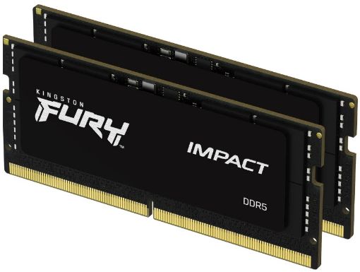 Obrázek KINGSTON SODIMM DDR5 32GB (Kit of 2) 6000MT/s CL38 FURY Impact XMP