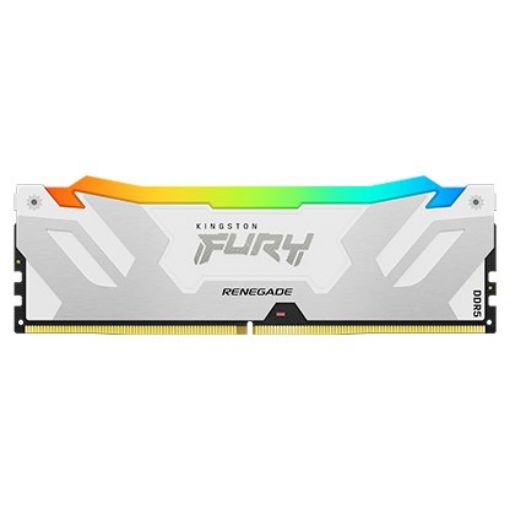 Obrázek KINGSTON DIMM DDR5 32GB 6400MT/s CL32 FURY Renegade RGB White XMP