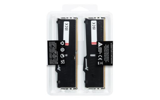 Obrázek KINGSTON DIMM DDR5 32GB (Kit of 2) 6800MT/s CL34 Non-ECC FURY Beast RGB XMP, Černá