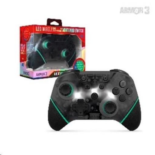 Obrázek Armor3 NuChamp Wireless Controller for Nintendo Switch (Black LED)