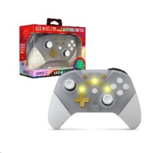 Obrázek Armor3 NuChamp Wireless Controller for Nintendo Switch (Clear LED)