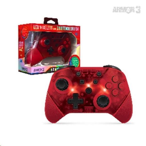 Obrázek Armor3 NuChamp Wireless Controller for Nintendo Switch (Red LED)