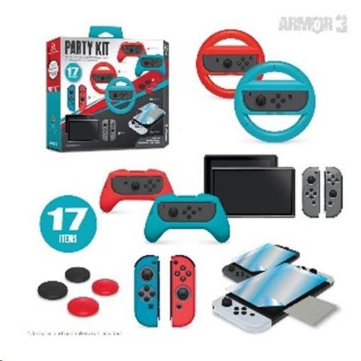 Obrázek Armor3 Nintendo Switch/OLED Party Kit