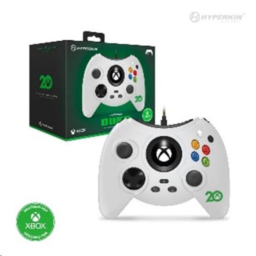 Obrázek Hyperkin Duke Wired Controller for Xbox Series|One/Win 11|10 (Xbox 20th White) Licensed by Xbox