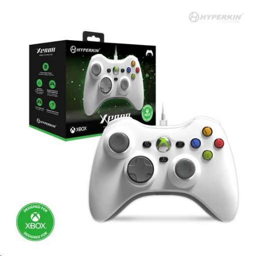 Obrázek Hyperkin Xenon Wired Controller for Xbox Series|One/Win 11|10 (White) Licensed by Xbox