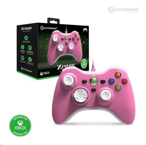 Obrázek Hyperkin Xenon Wired Controller for Xbox Series|One/Win 11|10 (Pink) Licensed by Xbox