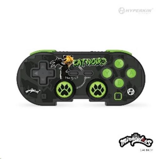 Obrázek Hyperkin Pixel Art Miraculous Bluetooth Controller for Nintendo Switch/PC/Mac/Android (Cat Noir)