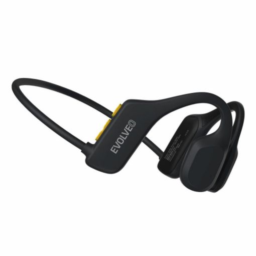 Obrázek EVOLVEO BoneSwim Lite MP3 8GB, bezdrátová sluchátka na lícní kosti, černé