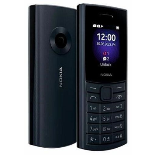 Obrázek Nokia 110 Dual SIM, 4G, černo-modrá (2023), (CZ, SK, HU)