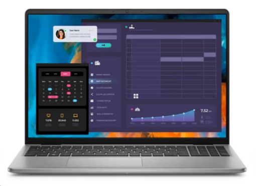 Obrázek DELL NTB Vostro 5640/7-150U/16GB/1TB SSD/16" FHD+/FgrPr/SmtCd/4 Cell/65W/WLAN/W11 Pro/3Y PS NBD