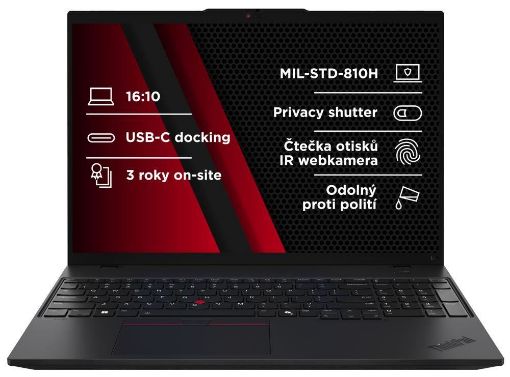 Obrázek LENOVO NTB ThinkPad L16 AMD G1 - Ryzen7 PRO 7735U,16" WUXGA,16GB,1TBSSD,5MP+IRcam,W11P