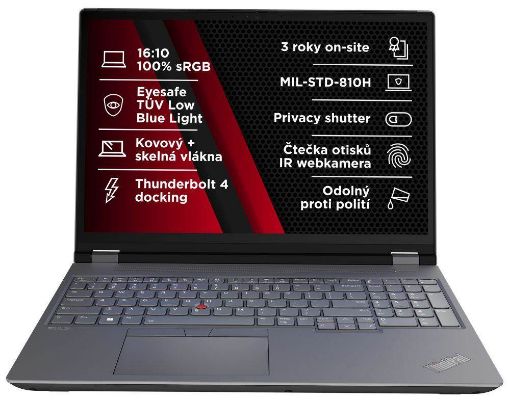 Obrázek LENOVO NTB ThinkPad/Workstation P16 G2 - i7-14700HX ,16" WQXGA,32GB,1TBSSD,RTX 2000 Ada 8GB,IRcam,W11P