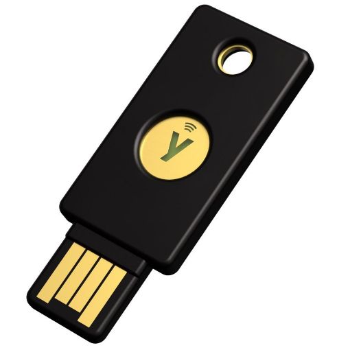 Obrázek Security Key NFC - USB-A, podporující vícefaktorovou autentizaci (NFC), podpora FIDO2 U2F, voděodolný