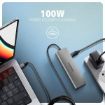 Obrázek AXAGON HMC-5H, USB 5Gbps hub, 3x USB-A, HDMI 4k/30Hz, PD 100W, kabel USB-C 100cm