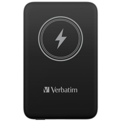 Obrázek VERBATIM Powerbanka Charge 'n' Go, Magnetická, 10000 mAh, USB-C, Černá