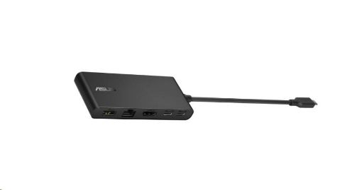 Obrázek ASUS DC201 Dual 4K USB-C Dock, male: USB-C; female: HDMI,USB-A/C,RJ-45,PowerDelivery:100W