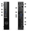 Obrázek DELL PC OptiPlex Micro 7020 MFF/TPM/i5 14500T/8GB/256GB SSD/90W Type-C/WLAN/vPro/Kb/Mouse/W11 Pro/3Y PS NBD