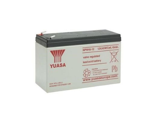 Obrázek Baterie - YUASA NPW45-12 (12V/9Ah - Faston f2 250), životnost 5let