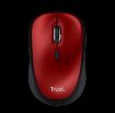 Obrázek TRUST myš Yvi+ Wireless Mouse Eco Red, červená