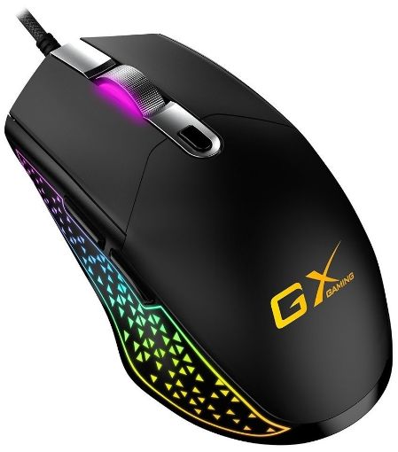 Obrázek GENIUS myš GX GAMING Scorpion M705, drátová, RGB podsvícení, 800-7200 dpi, USB, 6tlačítek, černá