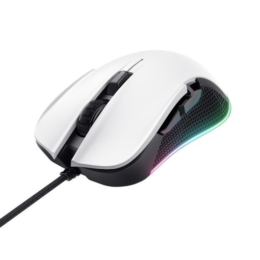 Obrázek TRUST herní myš GXT 922W YBAR Eco Gaming Mouse, optická, USB, bílá