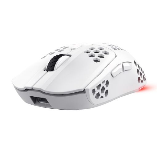 Obrázek TRUST bezdrátová myš GXT 929W Helox Lightweight, RGB, Bílá