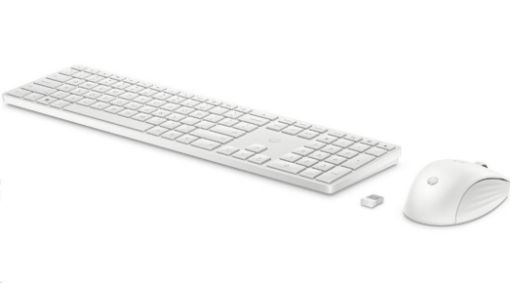 Obrázek HP 650 Wireless Keyboard & Mouse- CZ/SK klávesnice a myš, bílá