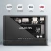 Obrázek AXAGON ADSA-CC USB-C 10Gbps - NVMe M.2 SSD & SATA 2.5"/3.5" SSD/HDD CLONE MASTER 2 adaptér