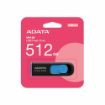 Obrázek ADATA Flash Disk 512GB UV128, USB 3.2, černo-modrá