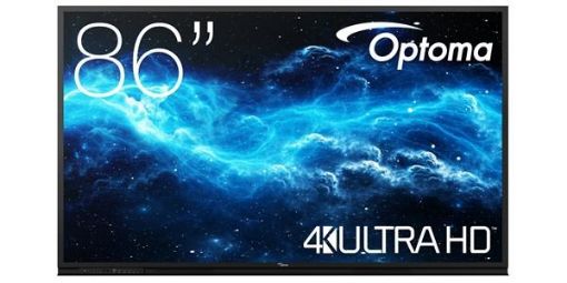 Obrázek Optoma 3862RK IFPD 86" -  interaktivní dotykový, 4K UHD, multidotyk 40prstu, Android 11, 4GB RAM/ 32GM ROM,