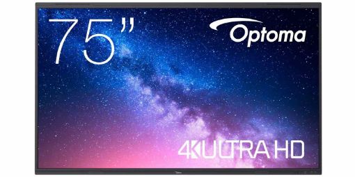 Obrázek Optoma 5753RK IFPD 75" - interaktivní dotykový, 4K UHD, multidotyk 40prstu, Android 13,  8GB RAM / 64GB ROM