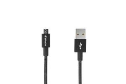 Obrázek VERBATIM 48866 kabel Micro B USB Cable Sync & Charge 30cm (Black))_O2 polep