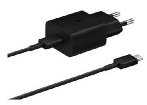 Obrázek Samsung cestovní nabíječka EP-T1510XBE, PD, 15W, kabel USB-C, černá