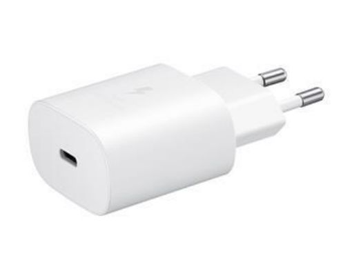 Obrázek Samsung cestovní nabíječka EP-TA800EWE, PD, Fast charging, USB-C, 25 W, bílá, (bulk)