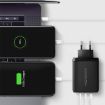 Obrázek AXAGON ACU-DPQ100, GaN nabíječka do sítě 100W, 3x port (USB-A + dual USB-C), PD3.0/PPS/QC4+/Apple, černá