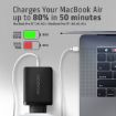 Obrázek AXAGON ACU-DPQ100, GaN nabíječka do sítě 100W, 3x port (USB-A + dual USB-C), PD3.0/PPS/QC4+/Apple, černá