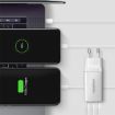 Obrázek AXAGON ACU-DPQ65W, GaN nabíječka do sítě 65W, 3x port (USB-A + dual USB-C), PD3.0/QC4+/PPS/Apple, bílá