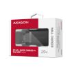 Obrázek AXAGON ACU-PQ20, nabíječka do sítě 20W, 2x port (USB-A + USB-C), PD3.0/PPS/QC4+/AFC/Apple, černá