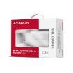 Obrázek AXAGON ACU-PQ20W, nabíječka do sítě 20W, 2x port (USB-A + USB-C), PD3.0/PPS/QC4+/AFC/Apple, bílá