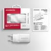 Obrázek AXAGON ACU-PD30W, Sil nabíječka do sítě 30W, 1x port USB-C, PD3.0/PPS/QC4+/SFC/AFC/Apple, bílá