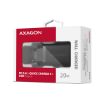 Obrázek AXAGON ACU-PD20, nabíječka do sítě 20W, 1x port USB-C, PD3.0/PPS/QC4+/AFC/Apple, černá