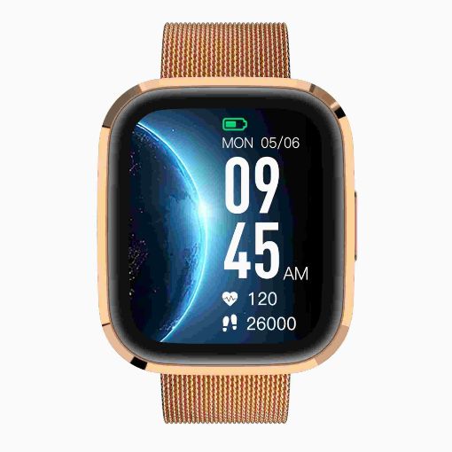 Obrázek Garett Smartwatch GRC STYLE Gold steel