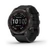 Obrázek Garmin fenix 7 Sapphire Solar, Titan Black/ Black Silicone Band, EU