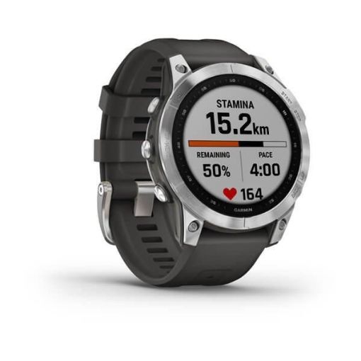 Obrázek Garmin fenix® 7 – Standard Edition, Silver / Black Band, EU